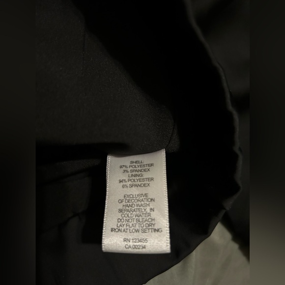 Design Lab Lord and Taylor bomber jacket embroidered black size large - Picture 4 of 6